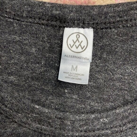 Harry Potter Minerva McGonagall Womens Baby-Tee Charcoal Cat Witch w Book Tshirt - Picture 4 of 5